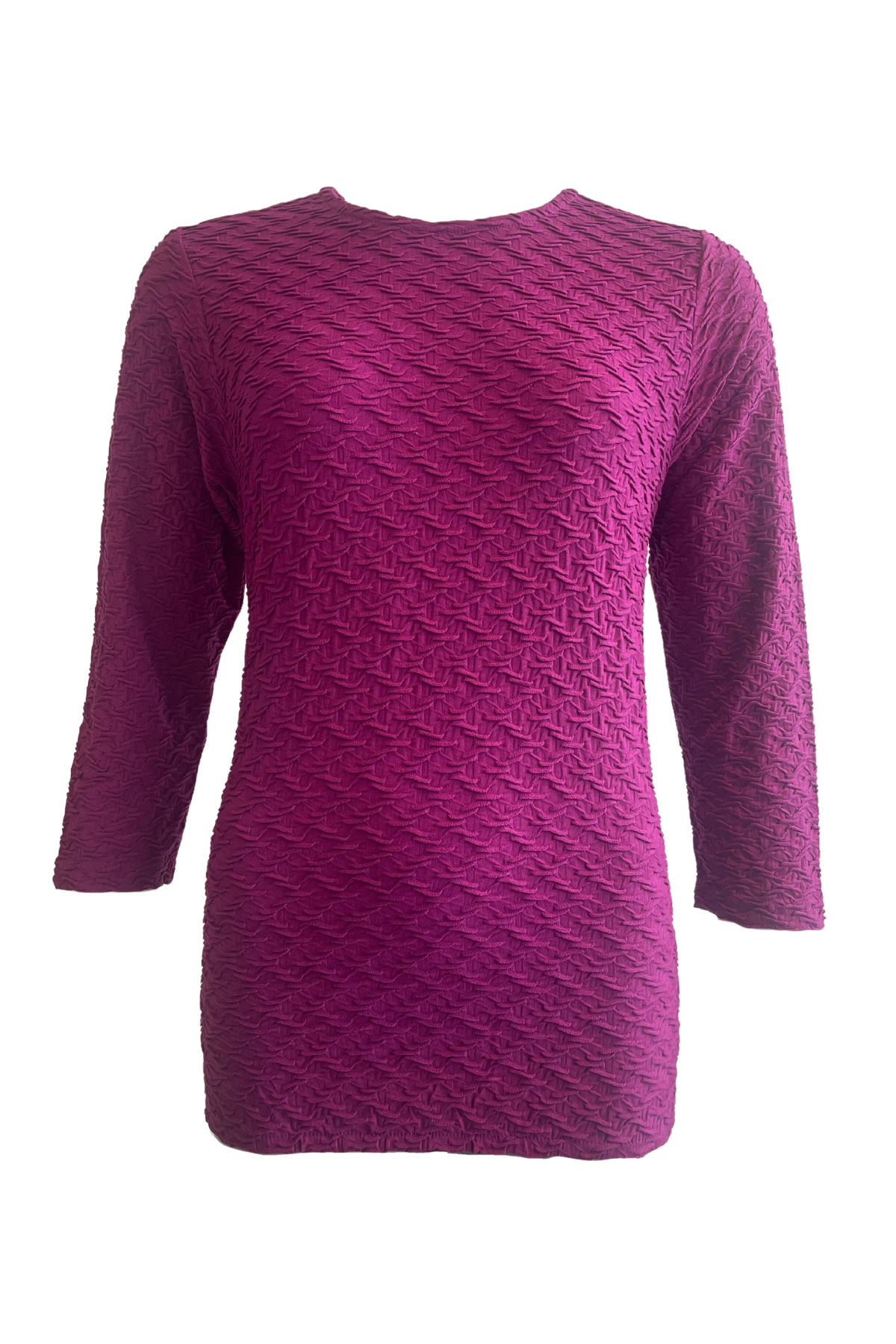 Brandtex Blouson Uni Fuchsia 3/4 Mouwen