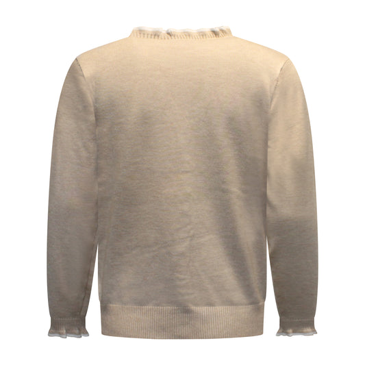 Brandtex vest Carla Achterzijde Beige