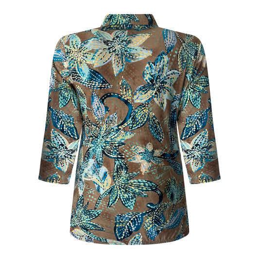 Lady Style Poloshirt Tessa Achterkant Groen