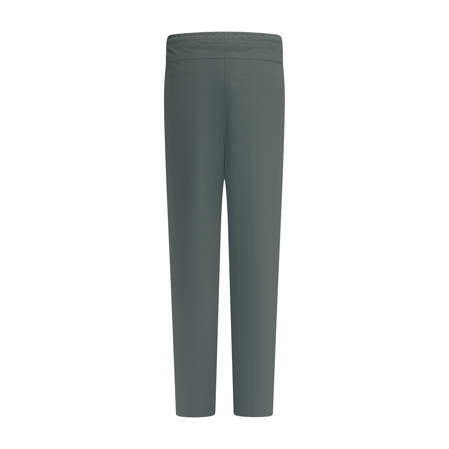 Achterzijde van Sensia Pantalon Peggy in groen, korte lengte, winterkwaliteit, met elastische band en zakken.