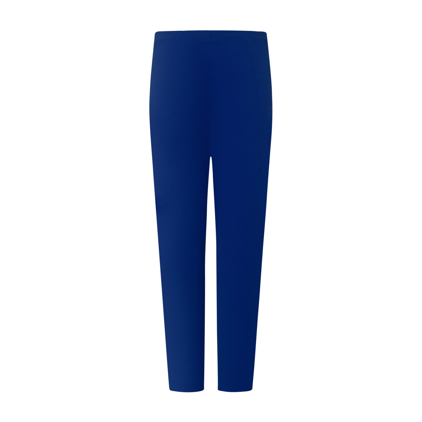 Achterzijde van Sensia Pantalon Penny in kobaltblauw, korte lengte met comfortabele pasvorm.