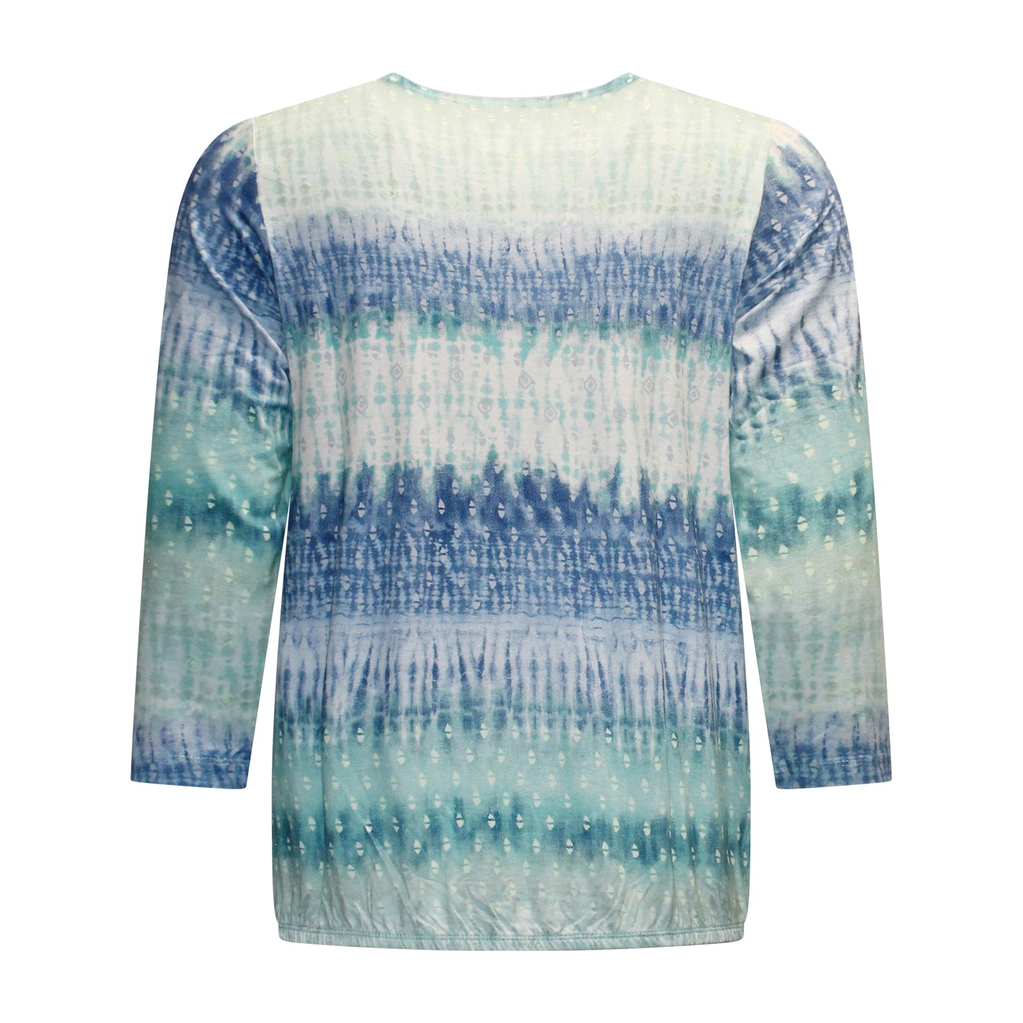 Signature blouson Annika Achterzijde Blauw/Groen