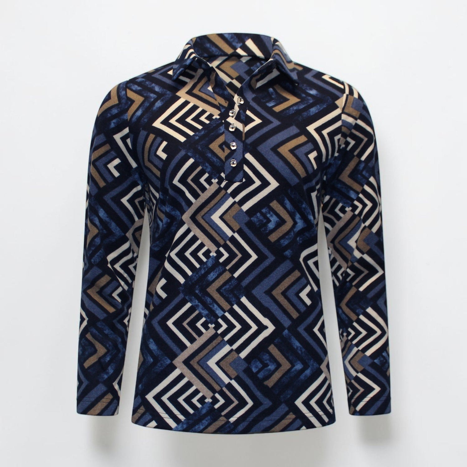 Stijlvolle poloshirts voor senioren, beschikbaar in diverse kleuren en modellen van merken zoals Brandtex, Lady Style en Signature.