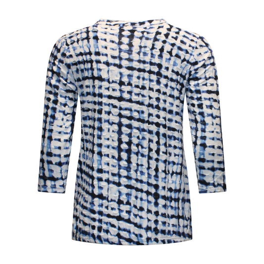 Brandtex blouson Anja Achterzijde Blauw