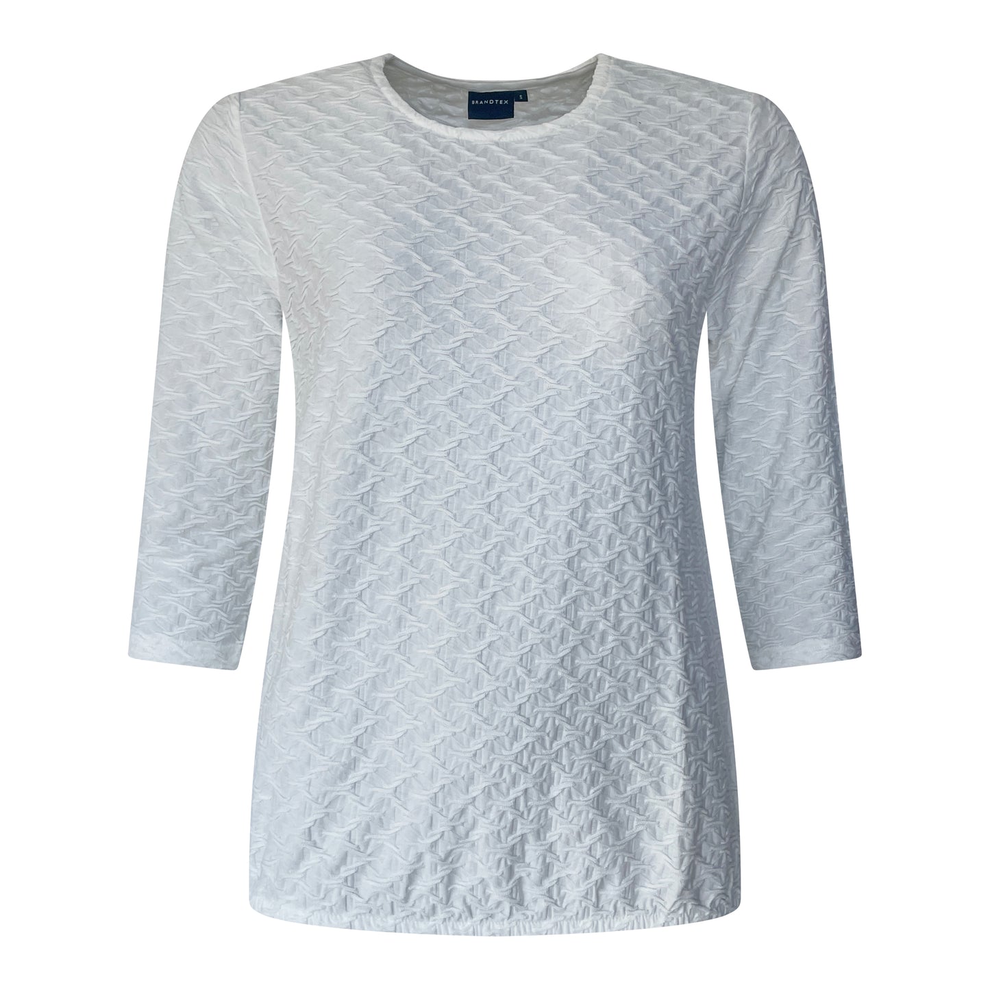 Brandtex t-shirt Luna Voorkant Wit