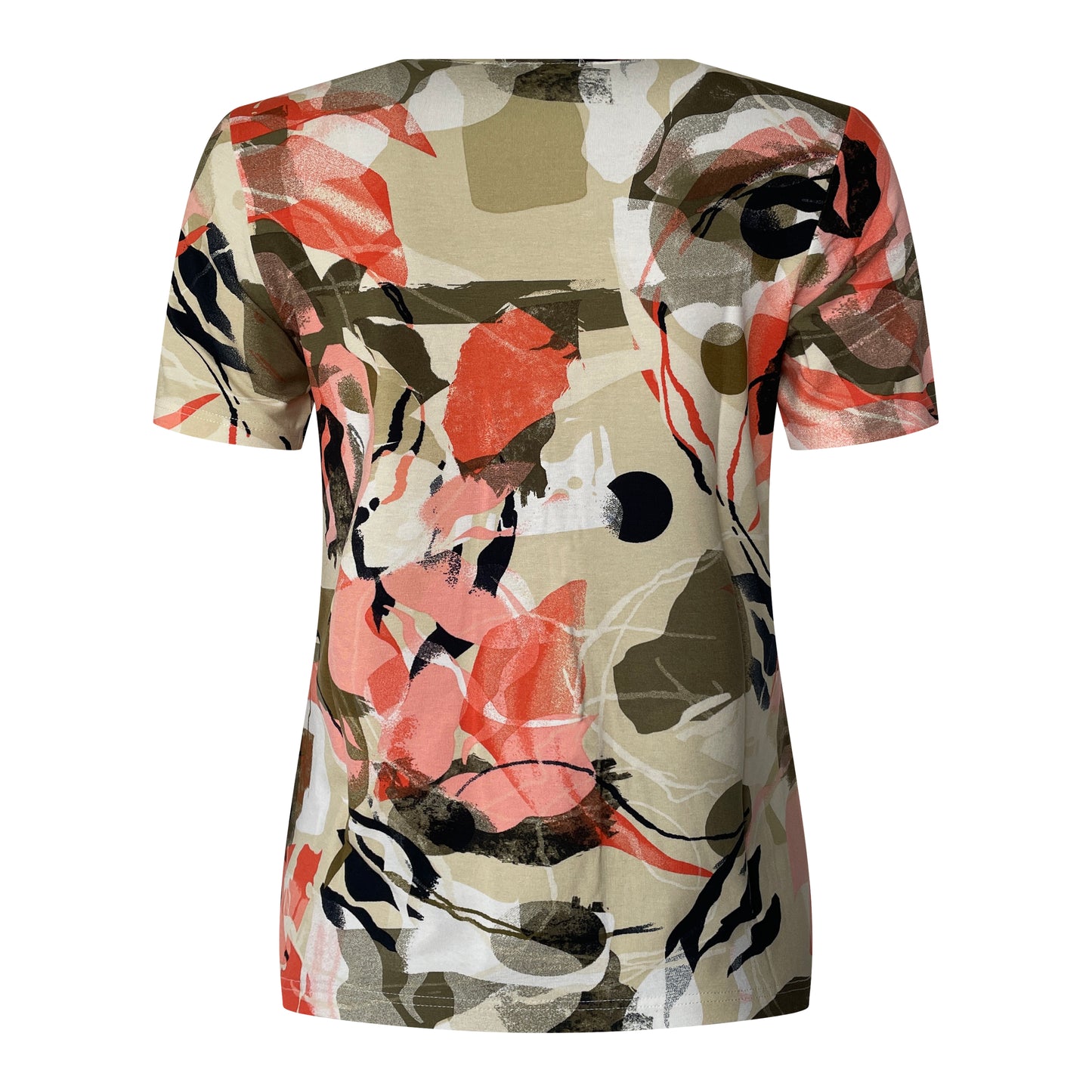 Germaine t-shirt Juna Achterkant Beige