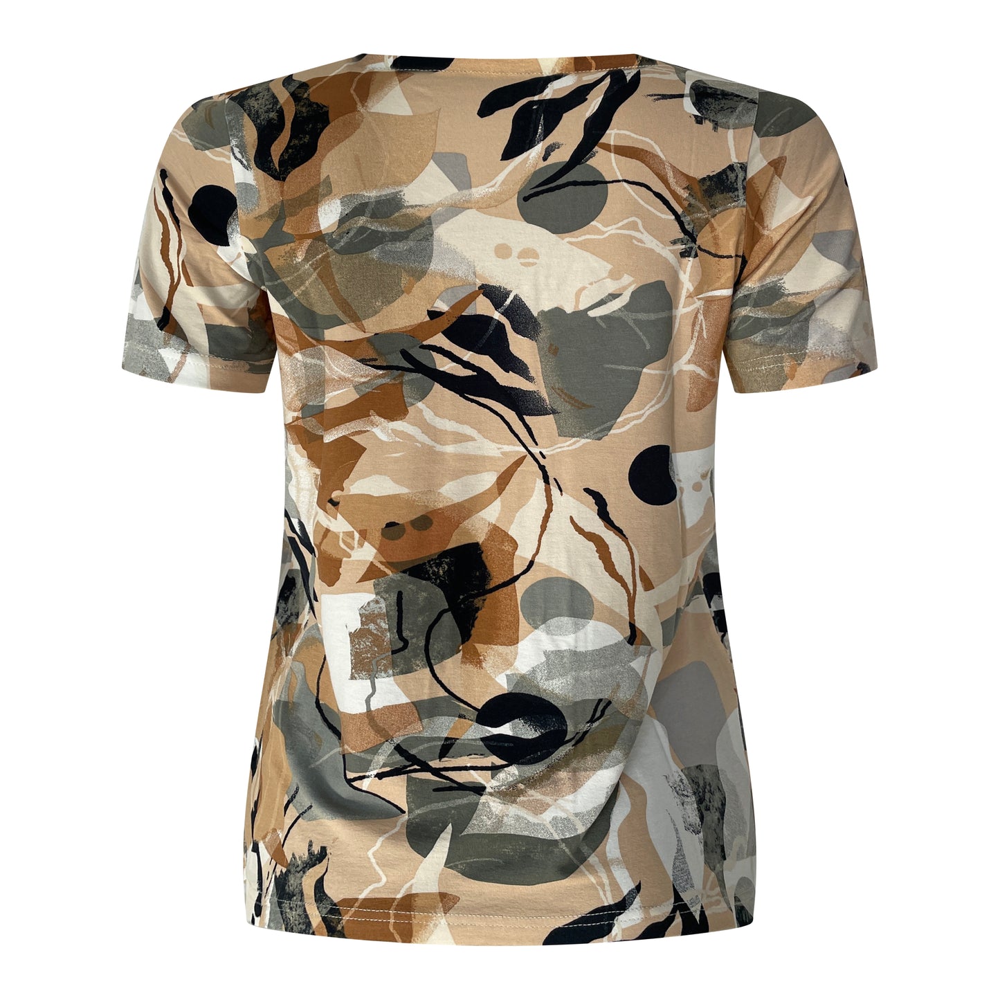 Germaine t-shirt Juna Achterkant Taupe