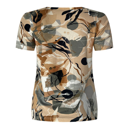Germaine t-shirt Juna Achterkant Taupe