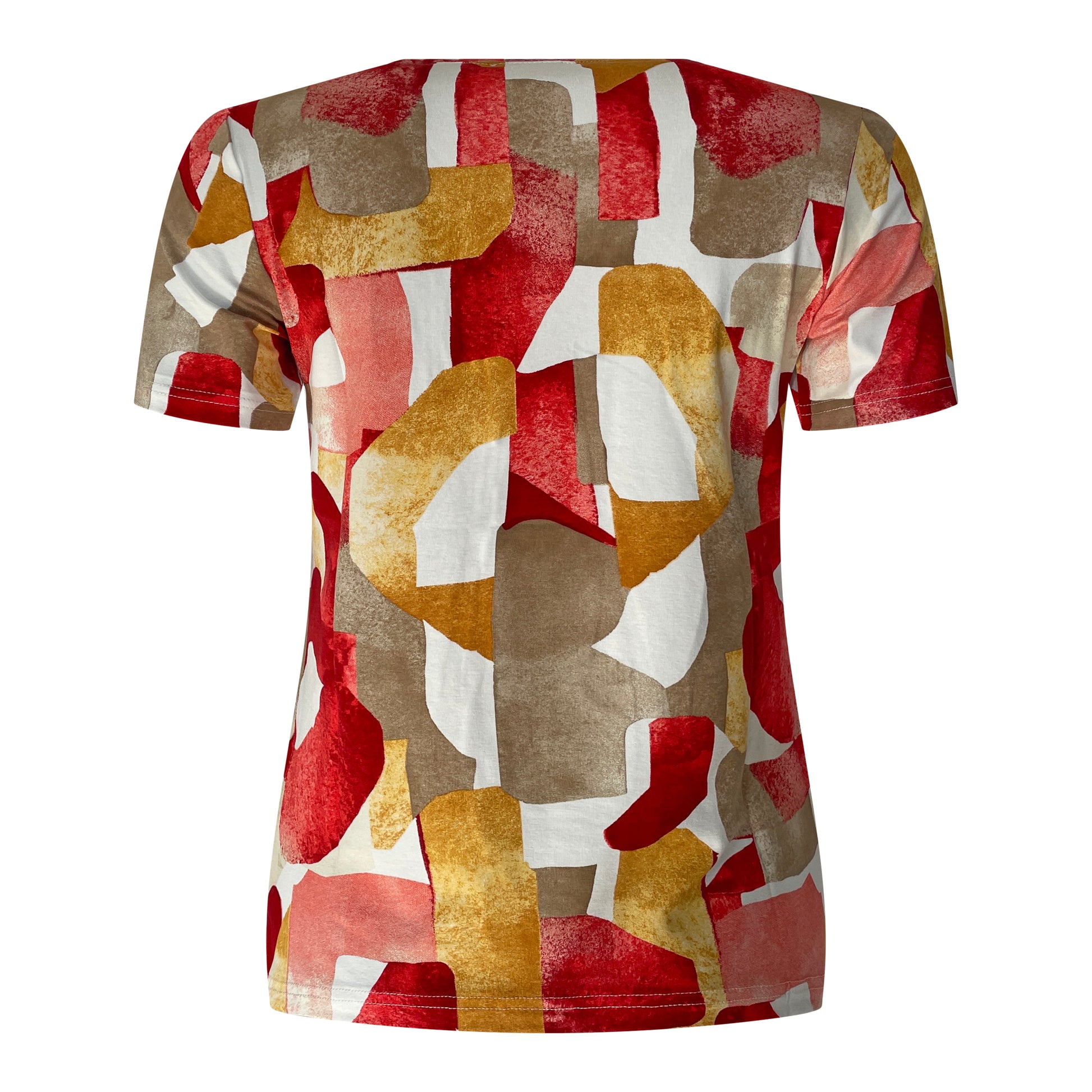 Germaine t-shirt Sandora Achterkant Rood