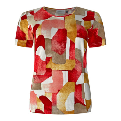 Germaine t-shirt Sandora Voorkant Rood