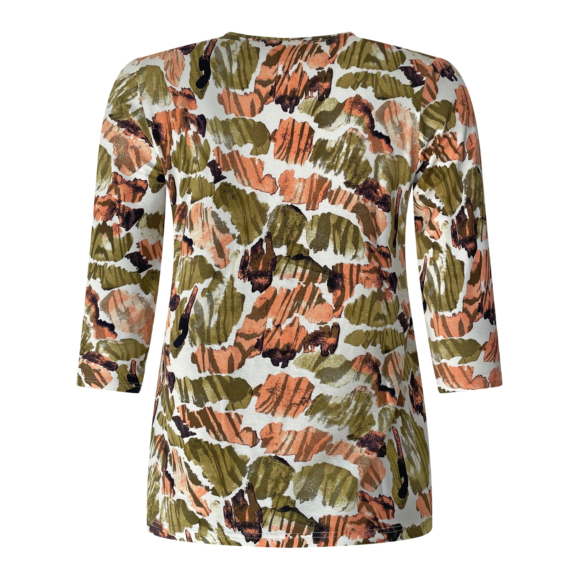 Germaine t-shirt Siena Achterkant Groen