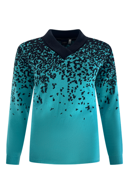 Hep Authentics Trui Turquoise
