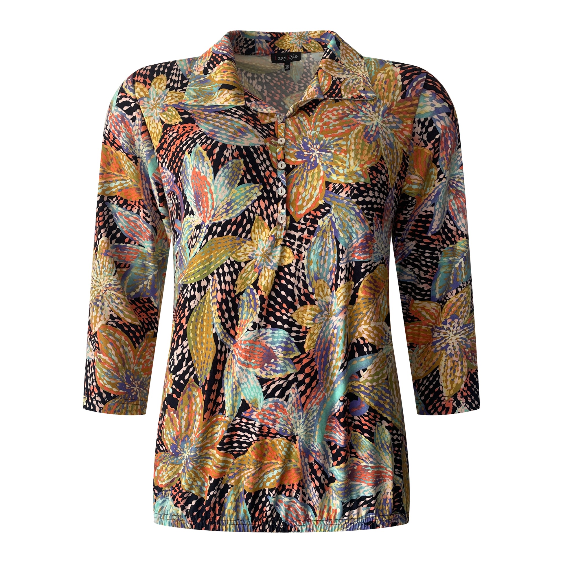Lady Style Blouson Livia Voorkant Beige