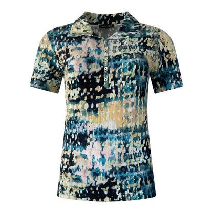 Lady Style Poloshirt Vera Voorkant Marine