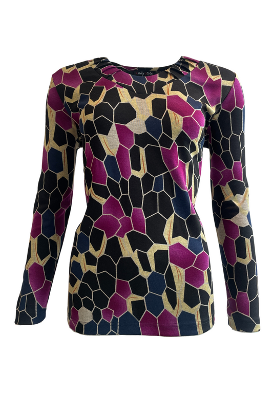 Lady Style T-Shirt Paars