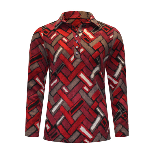 Sensia polo dames rood