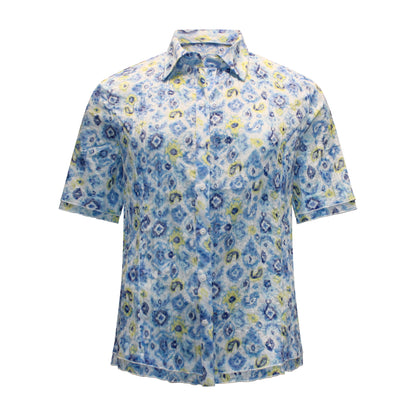 Navigazione blouse Renate Voorzijde Blauw