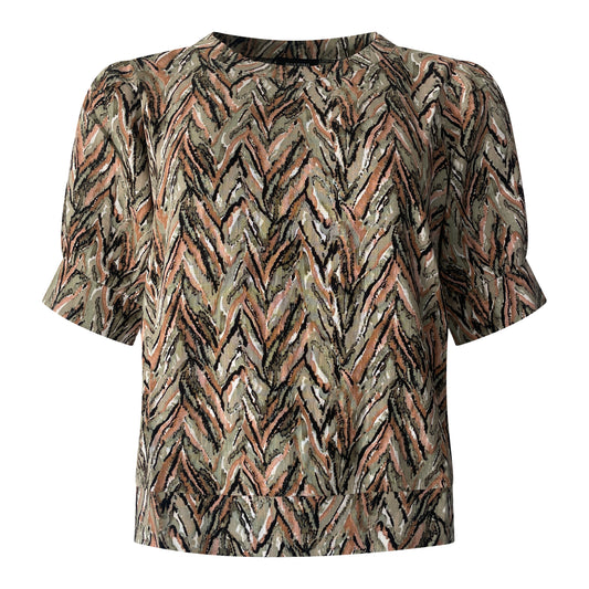 Rossini Blouson Fleur Voorkant Groen