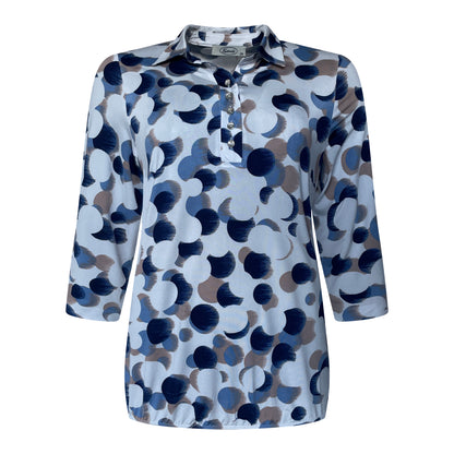 Sensia Blouson Celia Voorkant Blauw