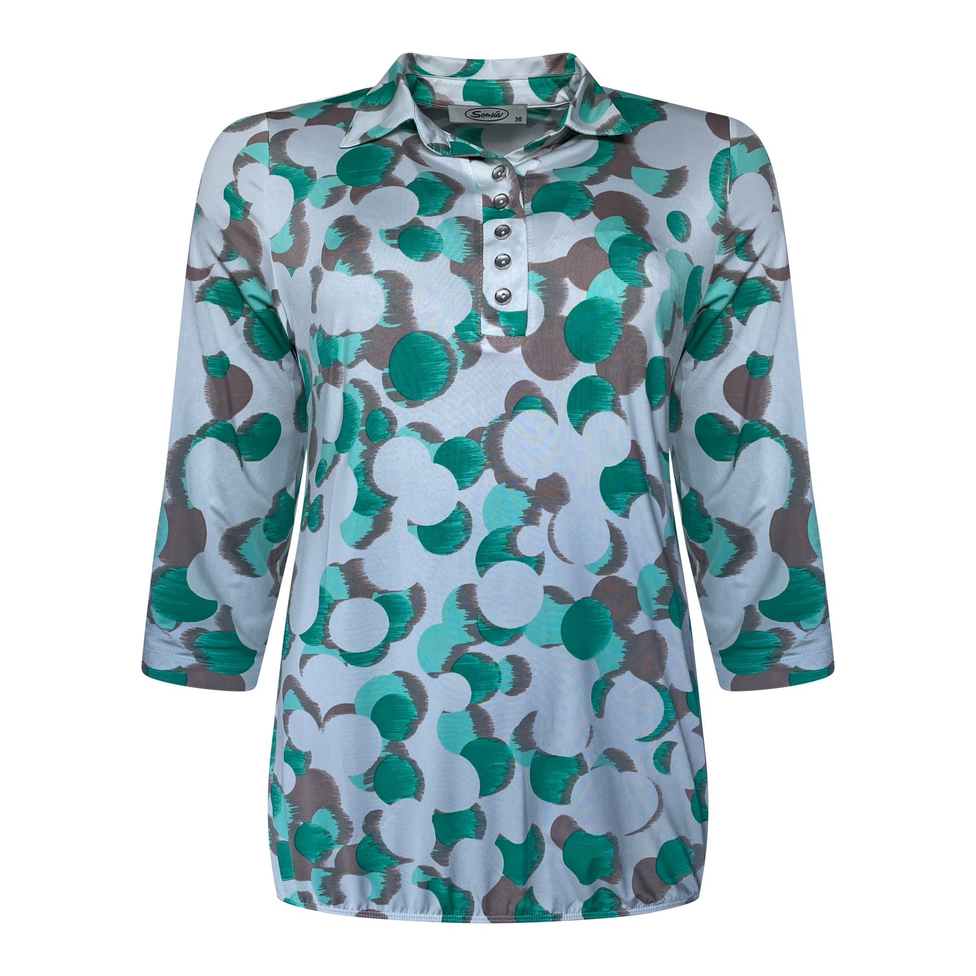 Sensia Blouson Celia Voorkant Groen