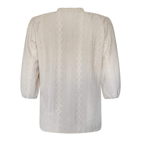 Sensia Blouson Iris Achterkant Beige