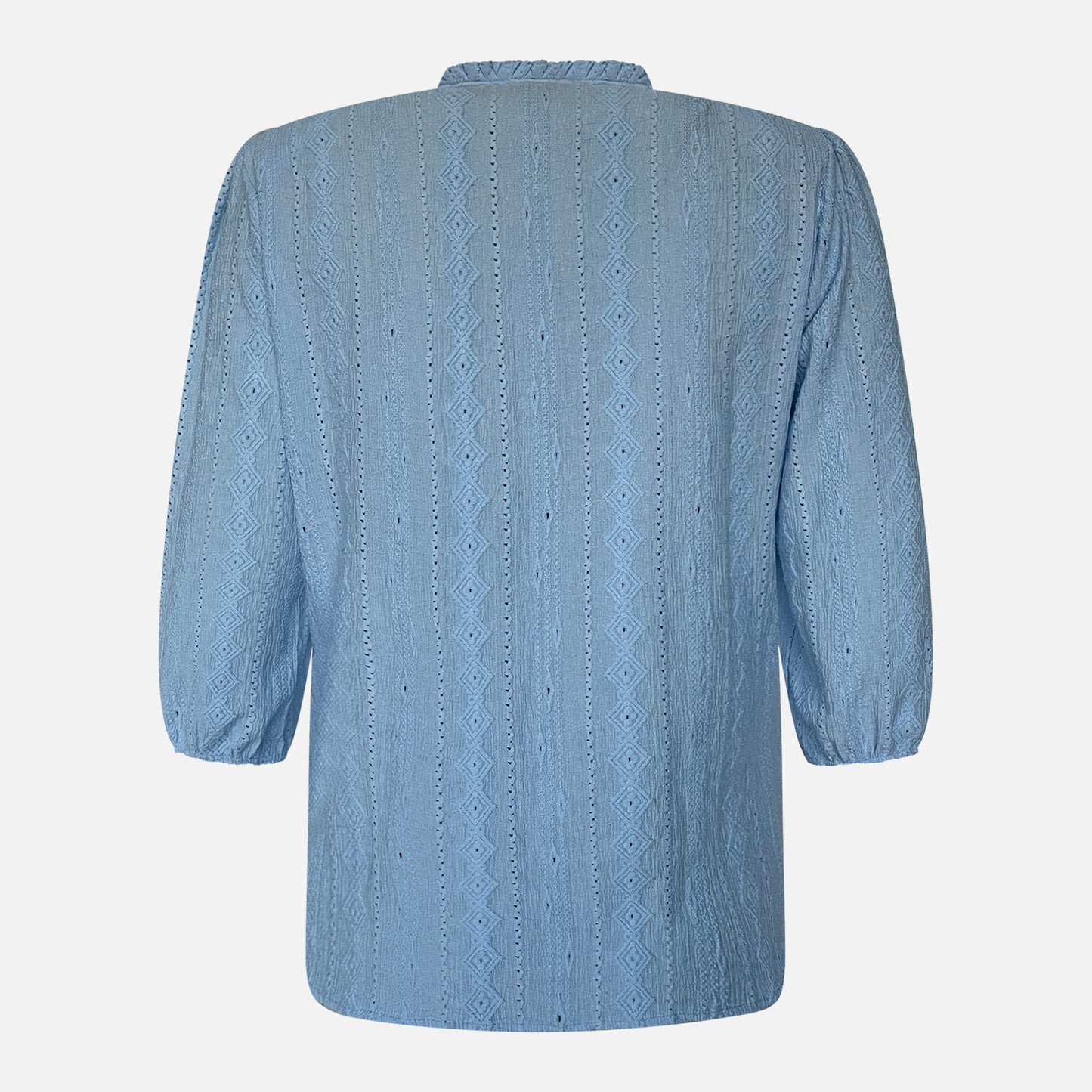 Sensia Blouson Iris Achterkant Lichtblauw