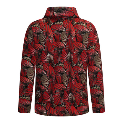 Achterzijde van Sensia Blouson Tova met rechte snit, zachte stof en elastiek in de zoom voor een subtiele blousonvorm.