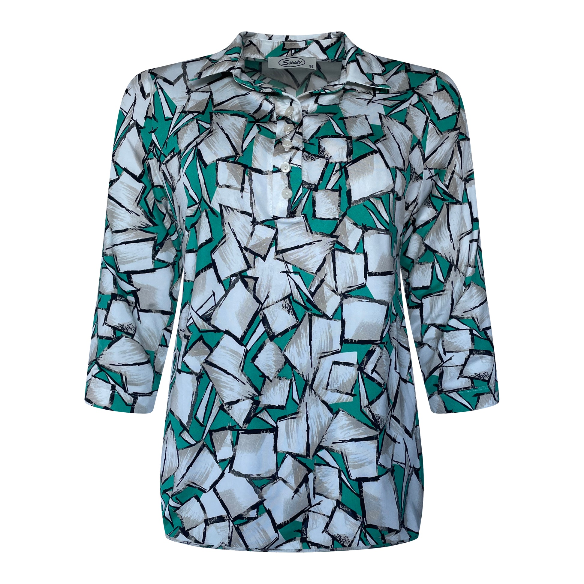 Sensia Blouson Zoë Voorkant Groen