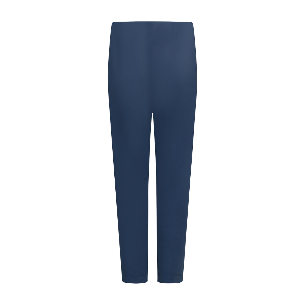 Achterzijde van Sensia Pantalon Penny in het lichtblauw, korte lengte met comfortabele pasvorm.