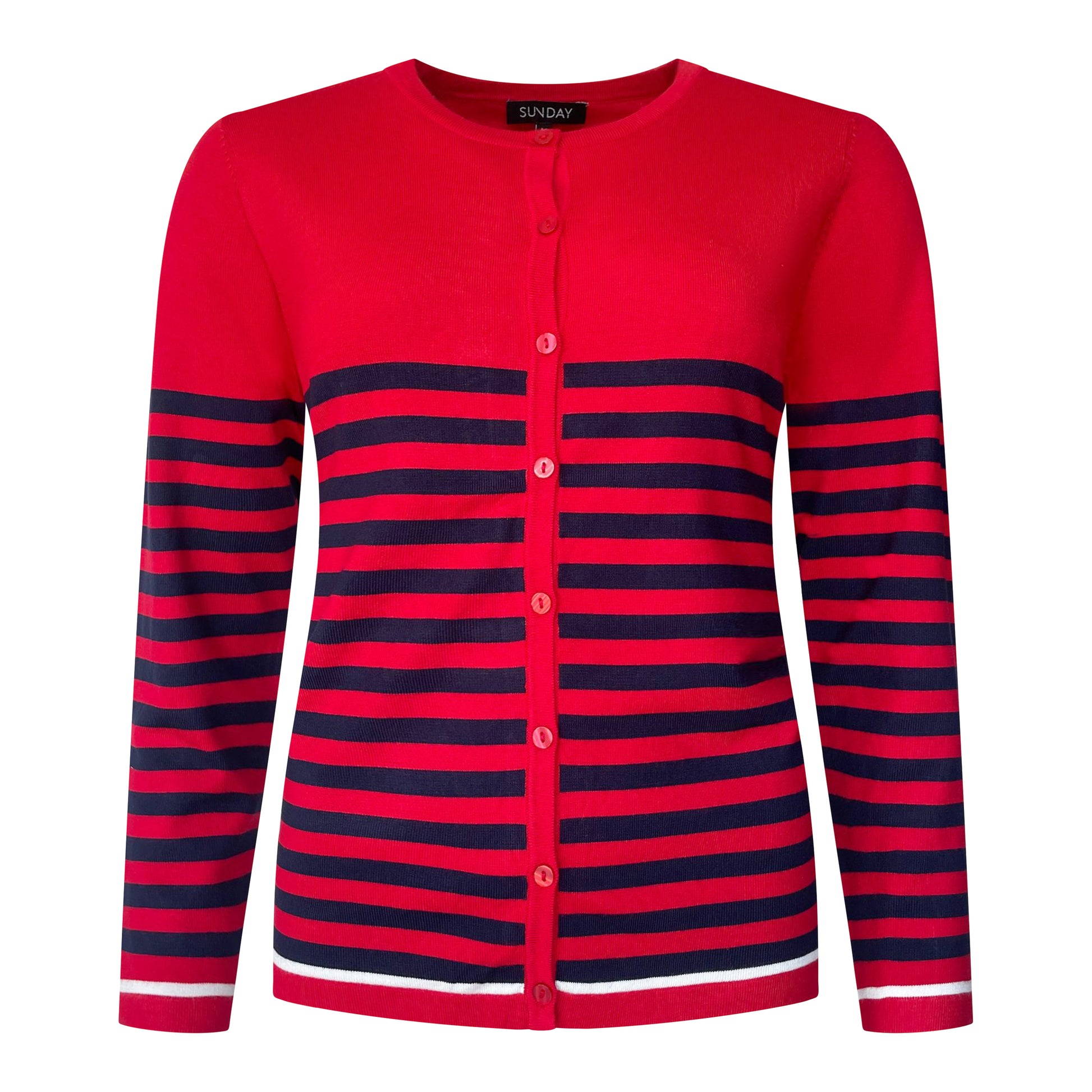 Sunday Vest Kim Voorkant Rood