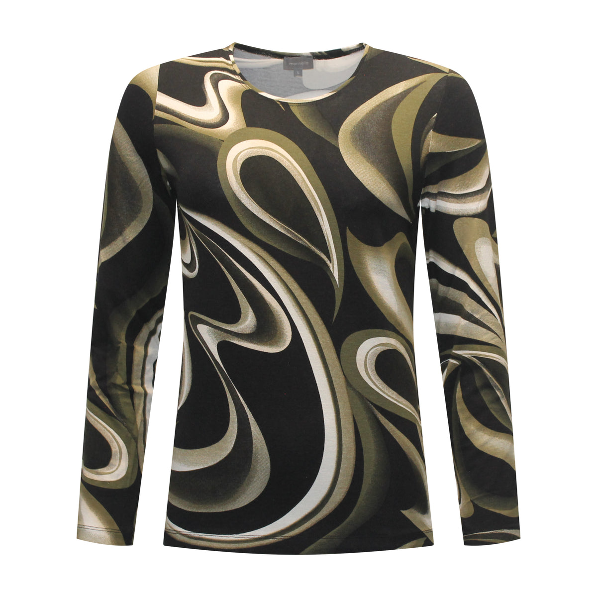 Groen Dames T-shirt Senioren Marinello t-shirt Fenne
